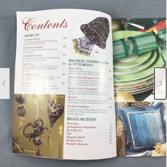 Machine Embroidery Needlework Crafts Magazine (Australia) 2003 Vol 9 No 4 - Picture 3 of 4